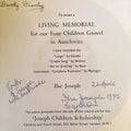 Ilse Joseph : Living Memorial For Our Four Children Gassed At Auschwitz (7")