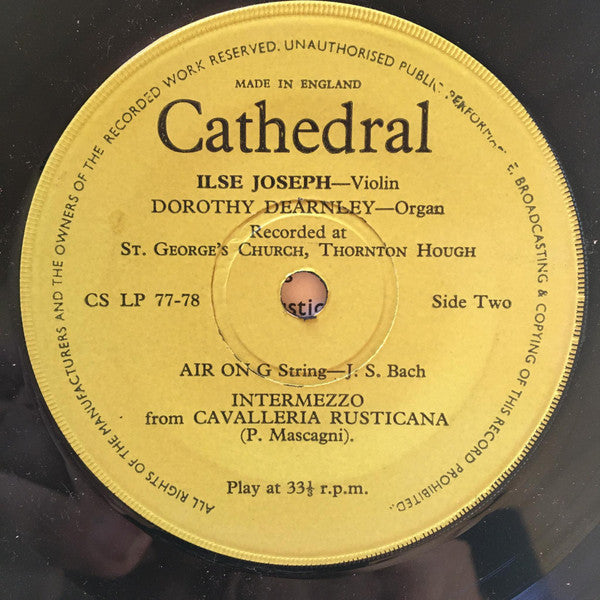 Ilse Joseph : Living Memorial For Our Four Children Gassed At Auschwitz (7")