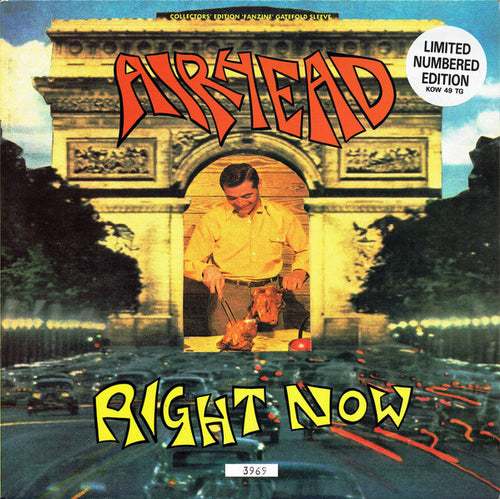 Airhead (3) : Right Now (12", Ltd, Num, P.R)