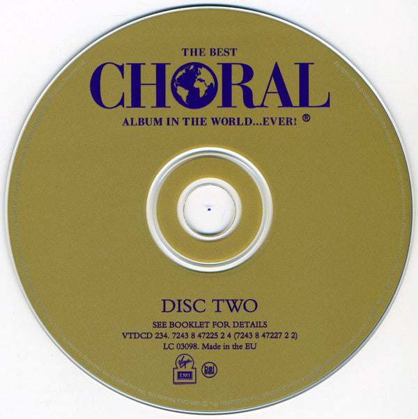 Various : The Best Choral Album In The World ... Ever! (2xCD, Comp)