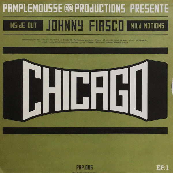 Johnny Fiasco / Joe Zas : Chicago Versailles EP.1 (12", EP)
