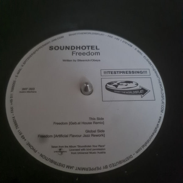Soundhotel : Freedom (12", TP)
