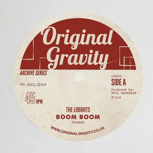 The LabRats / Curtis Baker & The Bravehearts : Boom Boom (7", Single, Ltd, Num)