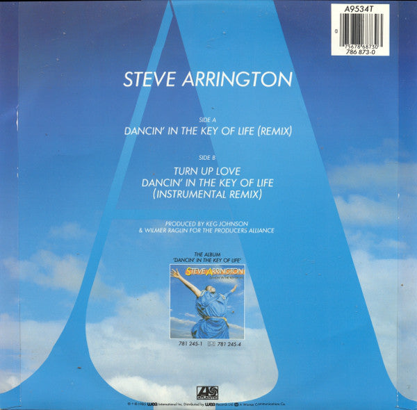 Steve Arrington : Dancin' In The Key Of Life (Remix) (12")