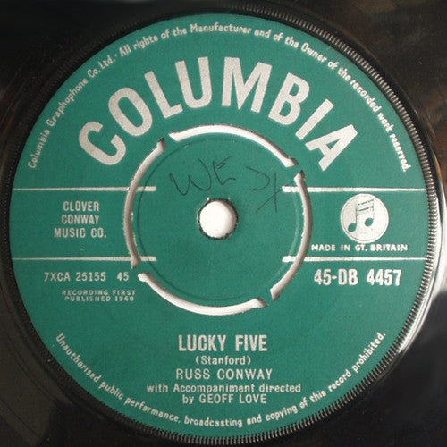 Russ Conway : Lucky Five / The Birthday Cakewalk (7")