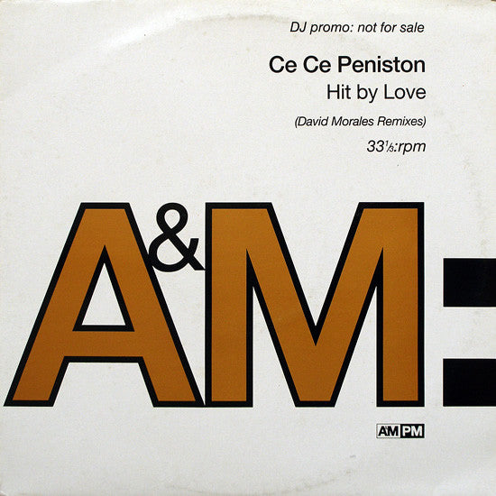 Ce Ce Peniston : Hit By Love (David Morales Remixes) (2x12", Promo)
