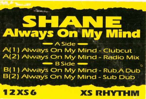 Shane (82) : Always On My Mind (12", W/Lbl)