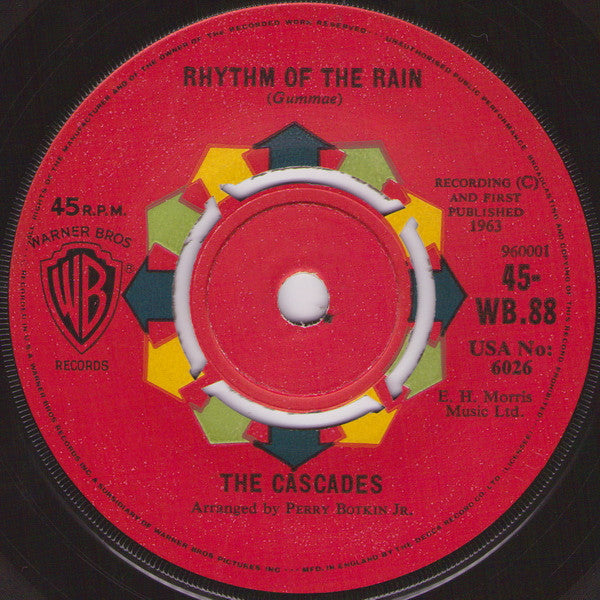 The Cascades (2) : Rhythm Of The Rain (7", Single)