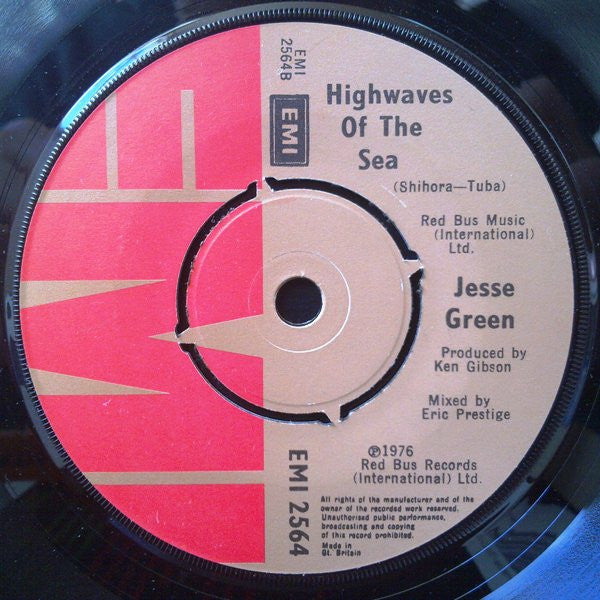 Jesse Green : Flip (7", Single)