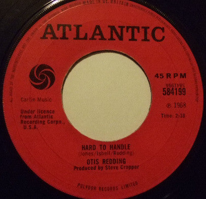 Otis Redding : Hard To Handle  (7", Single, Lar)