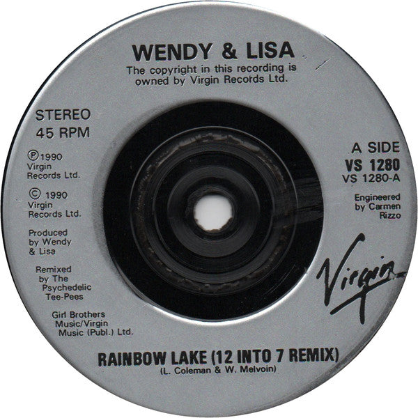 Wendy & Lisa : Rainbow Lake (7", Single)