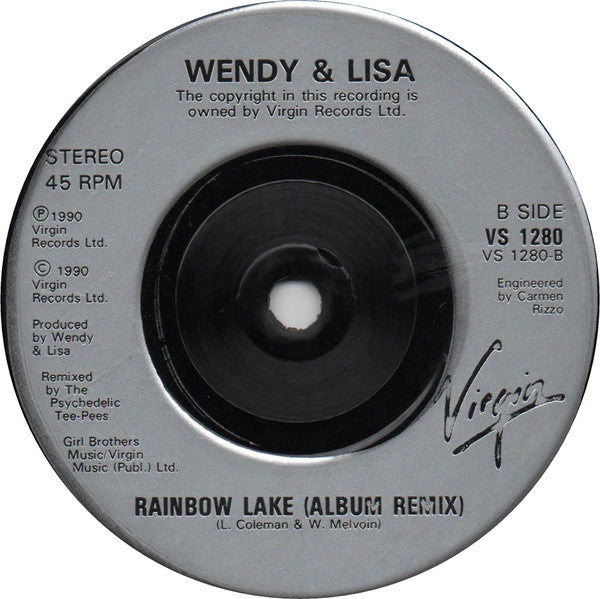 Wendy & Lisa : Rainbow Lake (7", Single)