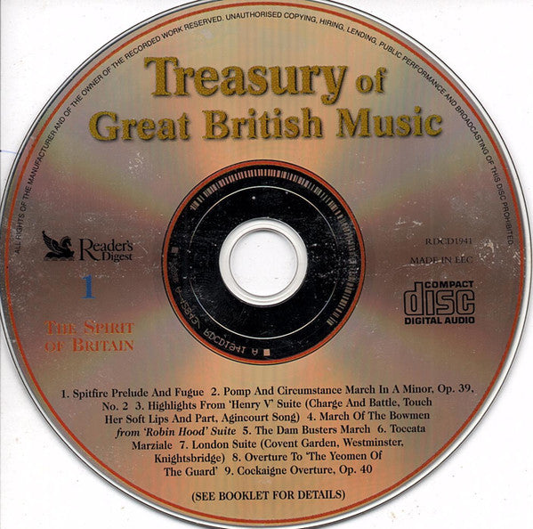 Various : Treasury Of Great British Music (5xCD, Comp)