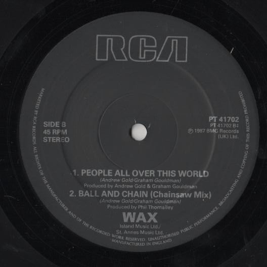 Wax (6) : In Some Other World (12")
