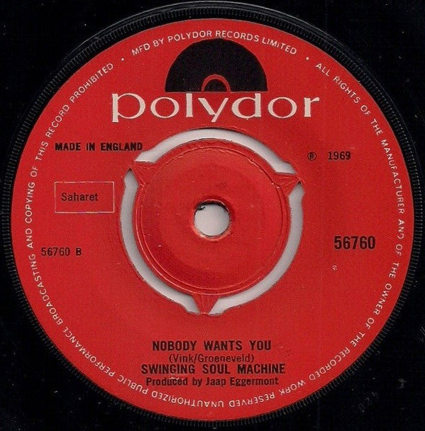 Swinging Soul Machine : Spooky's Day Off  (7", Sah)