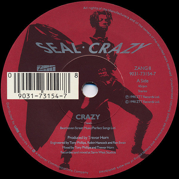 Seal : Crazy (7", Single)