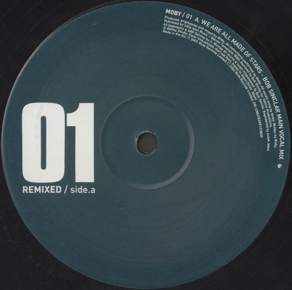 Moby : We Are All Made Of Stars (Remixed) (12", Single, Promo)