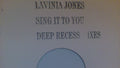 Lavinia Jones : Sing It To You (Deep Recess Mixes) (12", Single, W/Lbl)