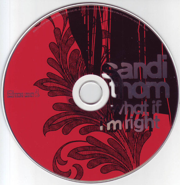 Sandi Thom : What If I'm Right (CD, Single, Promo)
