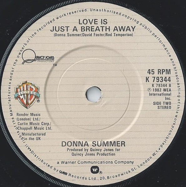 Donna Summer : State Of Independence (7", Single, Sma)