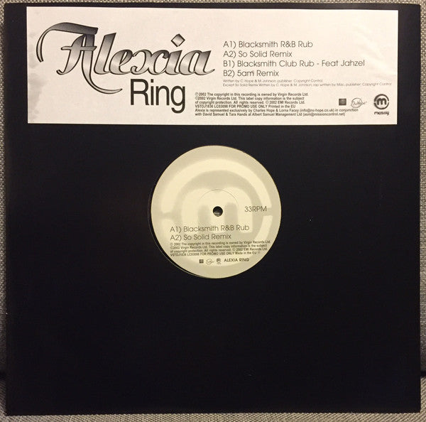 Alexia Khadime : Ring (12", Promo)