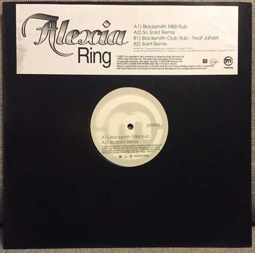 Alexia Khadime : Ring (12", Promo)
