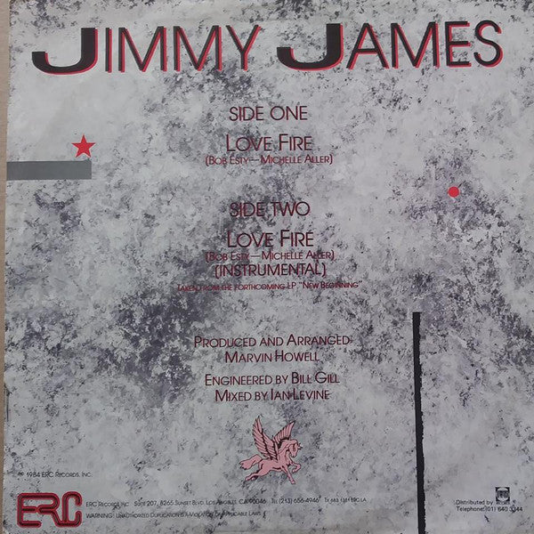 Jimmy James (2) : Love Fire (12")