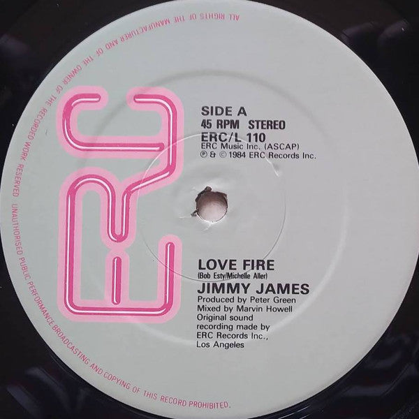 Jimmy James (2) : Love Fire (12")