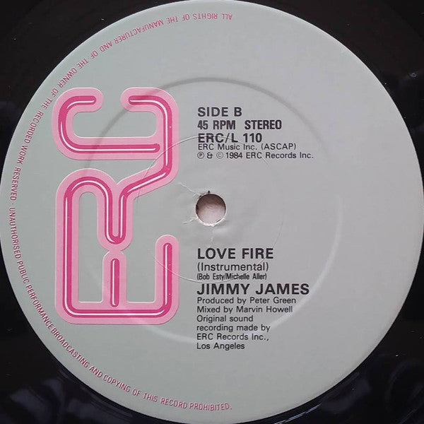 Jimmy James (2) : Love Fire (12")