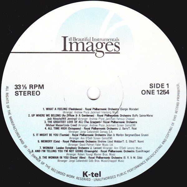 Various : Images - 18 Beautiful Instrumentals (LP)