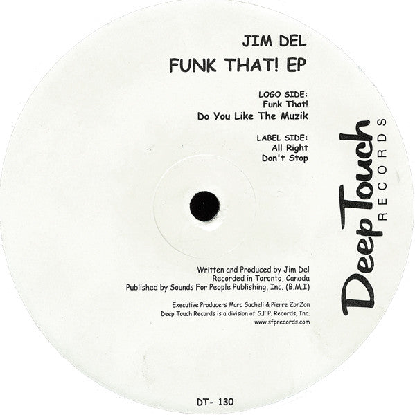 Jim Del : Funk That! EP (12", EP)