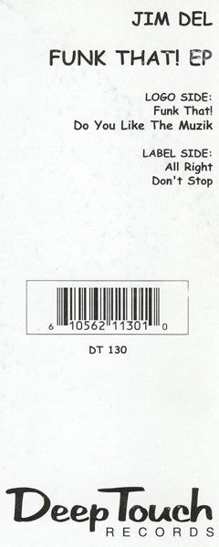 Jim Del : Funk That! EP (12", EP)