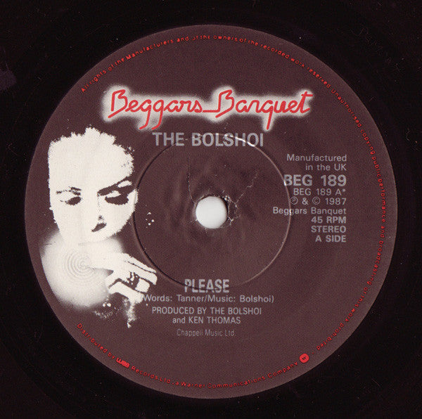 The Bolshoi : Please (7", Single)