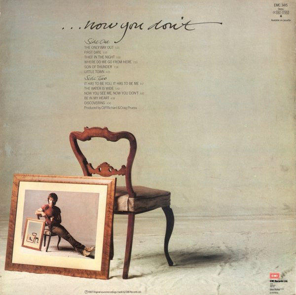 Cliff Richard : Now You See Me... ...Now You Don't (LP, Album)