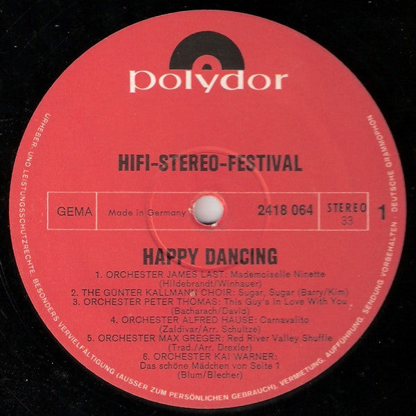 Various : Hifi-Stereo Festival - Happy Dancing (LP, Comp, Gat)