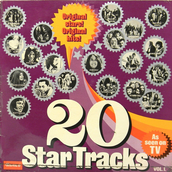 Various : 20 Star Tracks Vol. 1 (LP, Album, Comp, Mono)