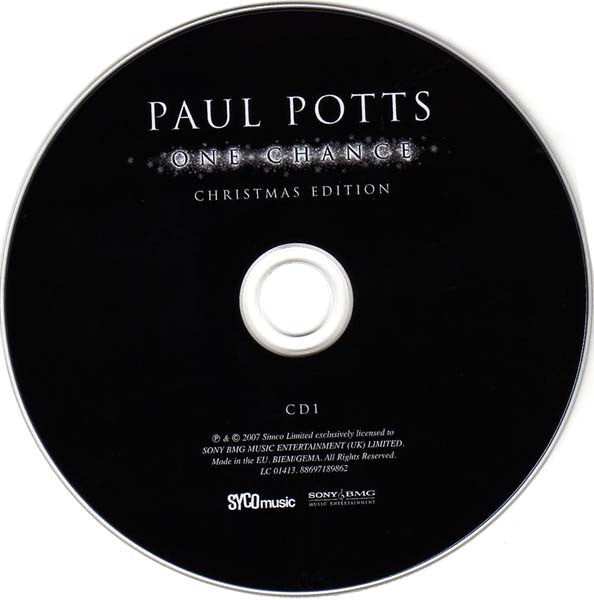 Paul Potts (2) : One Chance (Christmas Edition) (2xCD, Album, Ltd)