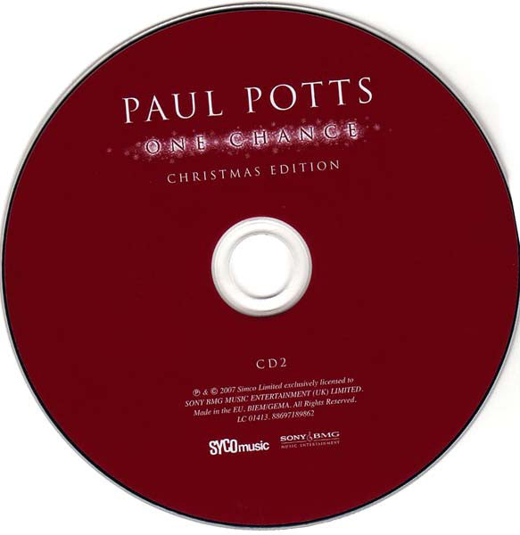 Paul Potts (2) : One Chance (Christmas Edition) (2xCD, Album, Ltd)