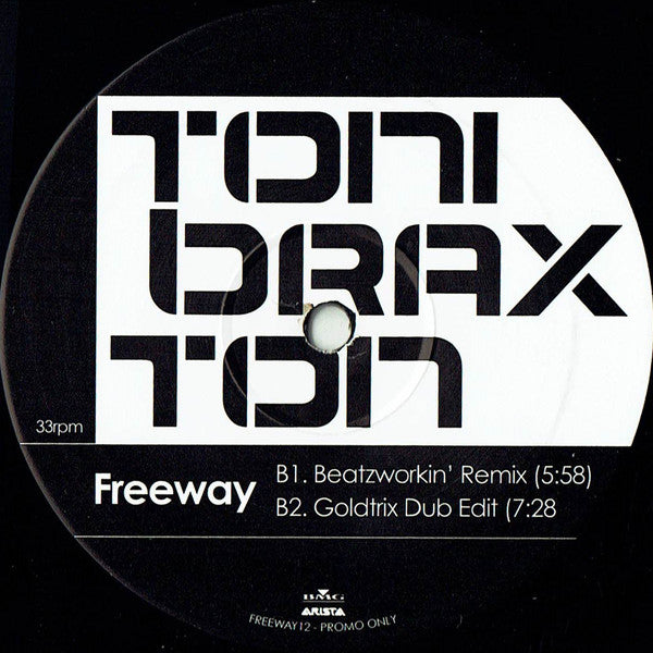 Toni Braxton : Freeway (12", Promo)