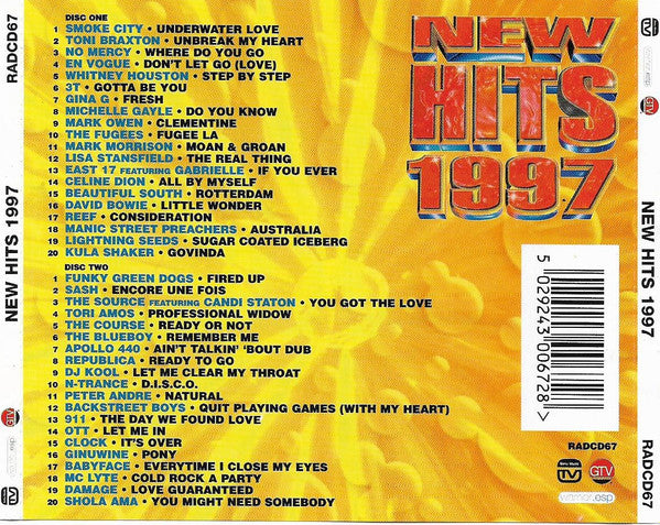 Various : New Hits 1997 (2xCD, Comp)