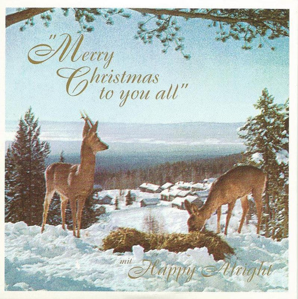 Happy Alright : Merry Christmas To You All (CD, Single, Promo)