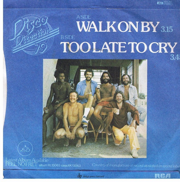 Average White Band : Walk On By / Too Late To Cry (7")
