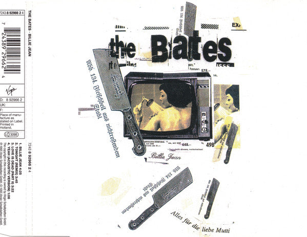 The Bates : Billie Jean (CD, Single)
