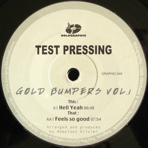 Gold Bumpers : Gold Bumpers Vol. 1 (12", TP)