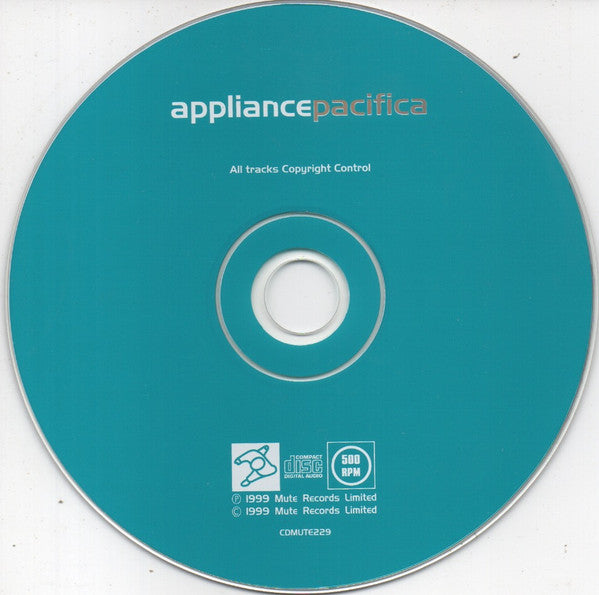 Appliance : Pacifica (CD, Single)