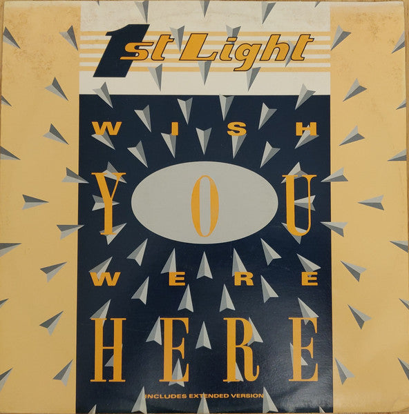 First Light (3) : Wish You Were Here (12", Promo)