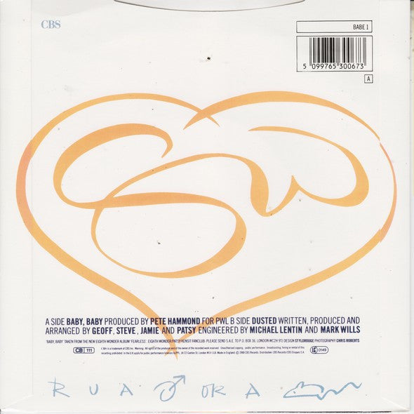 Eighth Wonder : Baby Baby (7", Single)