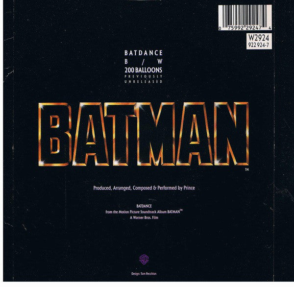 Prince : Batdance (7", Single)