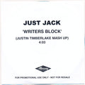 Just Jack : Writers Block  (CDr, Single, Ltd, Promo)
