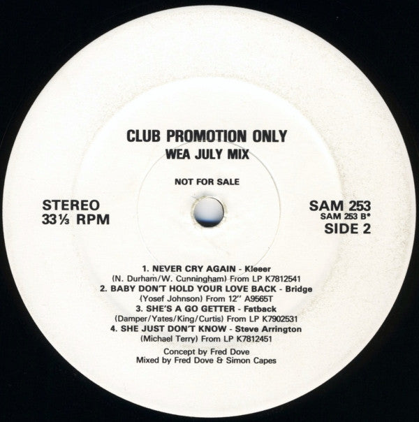 Various : WEA July Mix (12", Mixed, Promo)